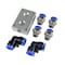 Primefit Air Push to Connect Splitter/Manifold Block Assembly with 6 Fittings PCKIT6 - alternate 3